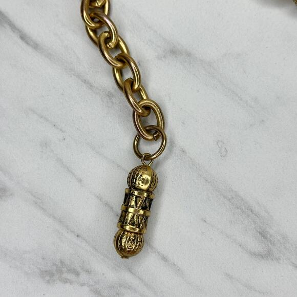 Express Vintage Chunky Beaded Gold Chain Belt Large (L/XL) Boho Statement ✨ - Picture 13 of 13